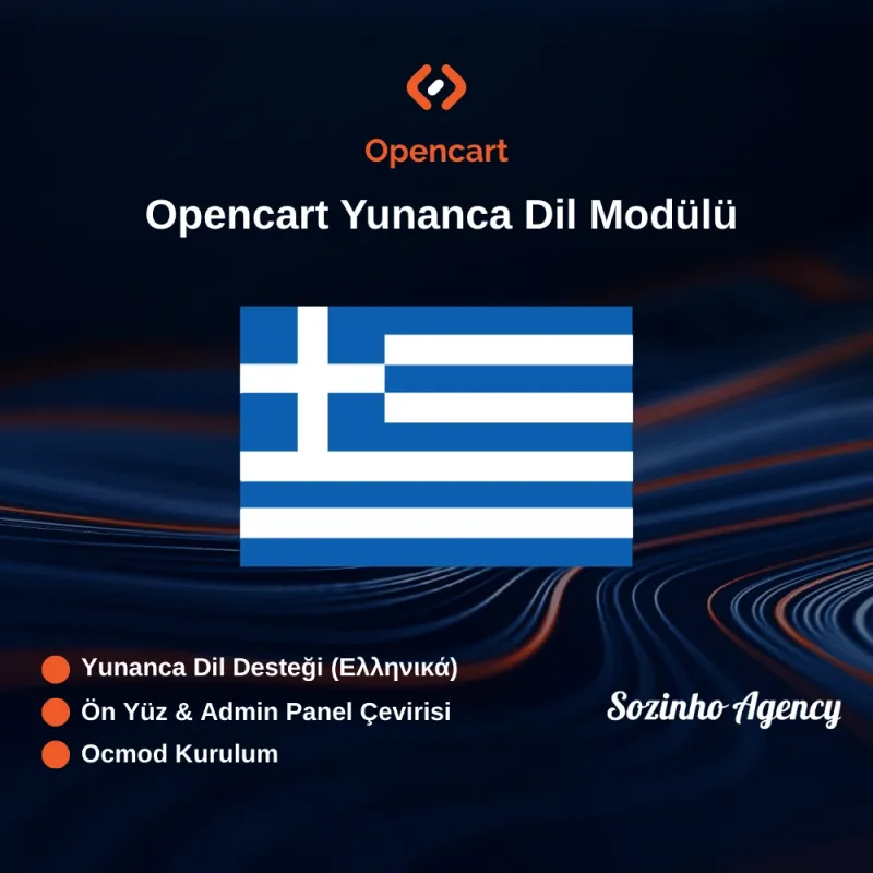 Opencart Yunanca Dil Modülü