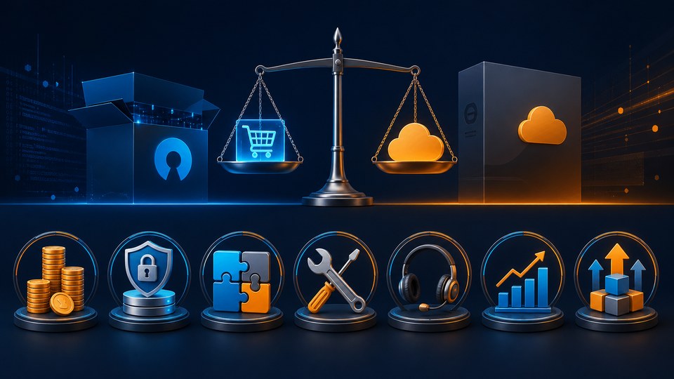OpenCart ve hazır e-ticaret paketi karşılaştırma kriterleri