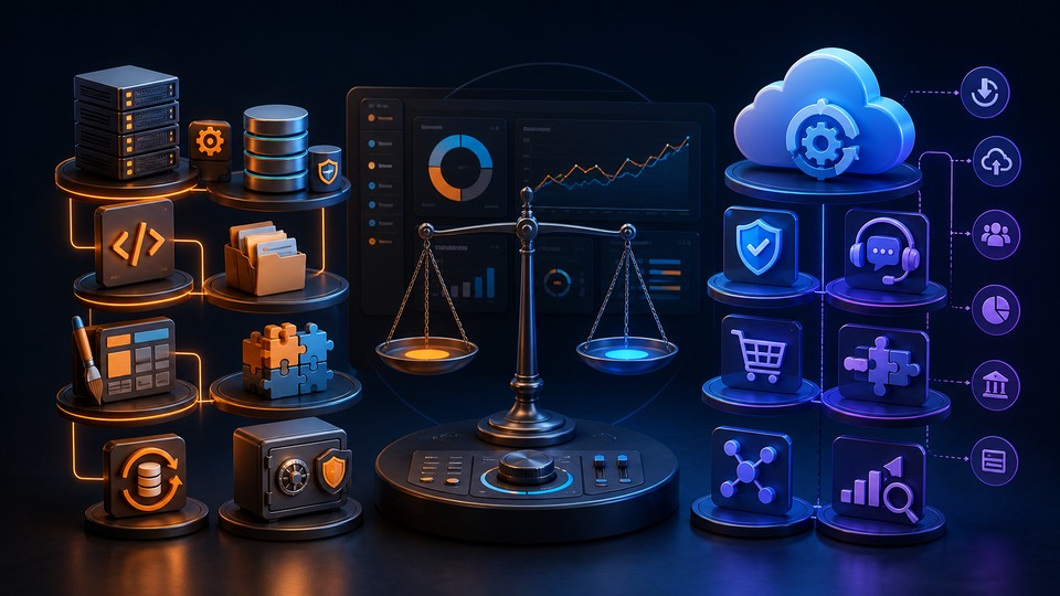 OpenCart ve IdeaSoft altyapılarında teknik kontrol ile yönetilen hizmet sorumluluklarının karşılaştırılması